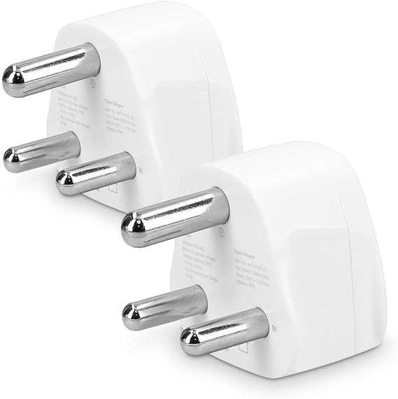 kwmobile Travel Adapter South Africa Type M (Pack of 2) Universal