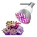 Produktbild LED-Anlage Glühbirne, Wachsen Pflanze Aufhellen Lampe, 18W / 28W-E14 E27 Full Spectrum, Winter Regenzeit Nacht Startseite Indoor Sukkulente Blume (Color : E27-18W)