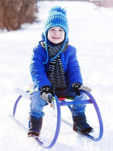 Guantes de invierno para niños y niñas elásticos y cálidos en pack de 2 pares 2