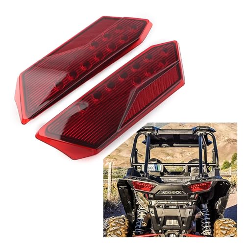 Luz trasera roja de moto para Polaris RZR, mejora la visibilidad de tu Turbo 1000 XP en ruta 3