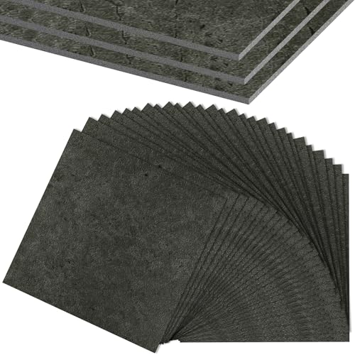 YARDIN Suelo de PVC para suelo de vinilo autoadhesivo, 27 unidades de 2,51 m², baldosas de vinilo autoadhesivas, suelo de PVC, antideslizante, resistente al agua, difícilmente inflamable, para salón