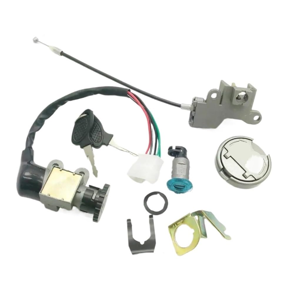 Interruptor de llave de 5 pines para cerradura de encendido de scooter GY6 de 50cc y 150cc
