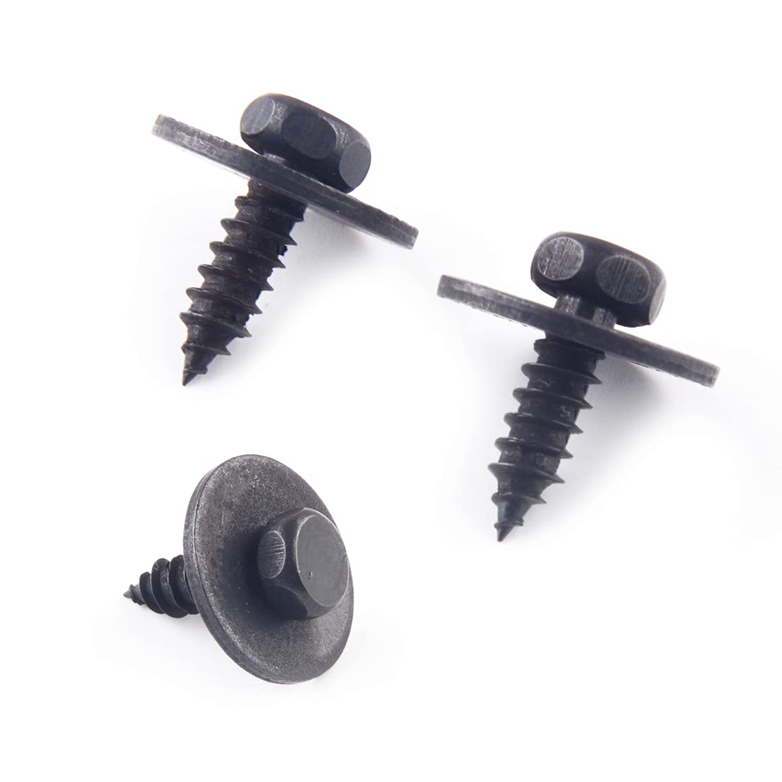 40Pcs Metal Car Screw Body Fender Bumper Retainer U Nut Clips