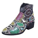 UMore Damen Winterschuhe Warm Gefüttert Schneestiefel Winter Outdoor Boots Winterstiefel Damen Klassische Stiefeletten Damen Chelsea-Stiefel
