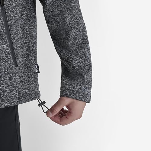 Image of DKNY Men's Water Resistant Soft Sweater Fleece Jacket
