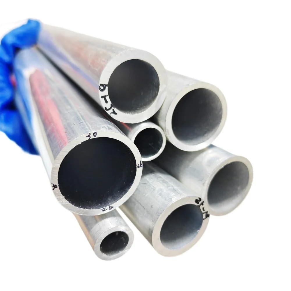 Aluminium Alloy Tube Aluminium Pipes Round Tube DIY Metal ID4mm, 5mm, 6mm, 7mm, 8mm, 9mm, 10mm, 11mm, 12mm, 13mm(Length 240mm,OD 9.5 x ID 7.5mm)