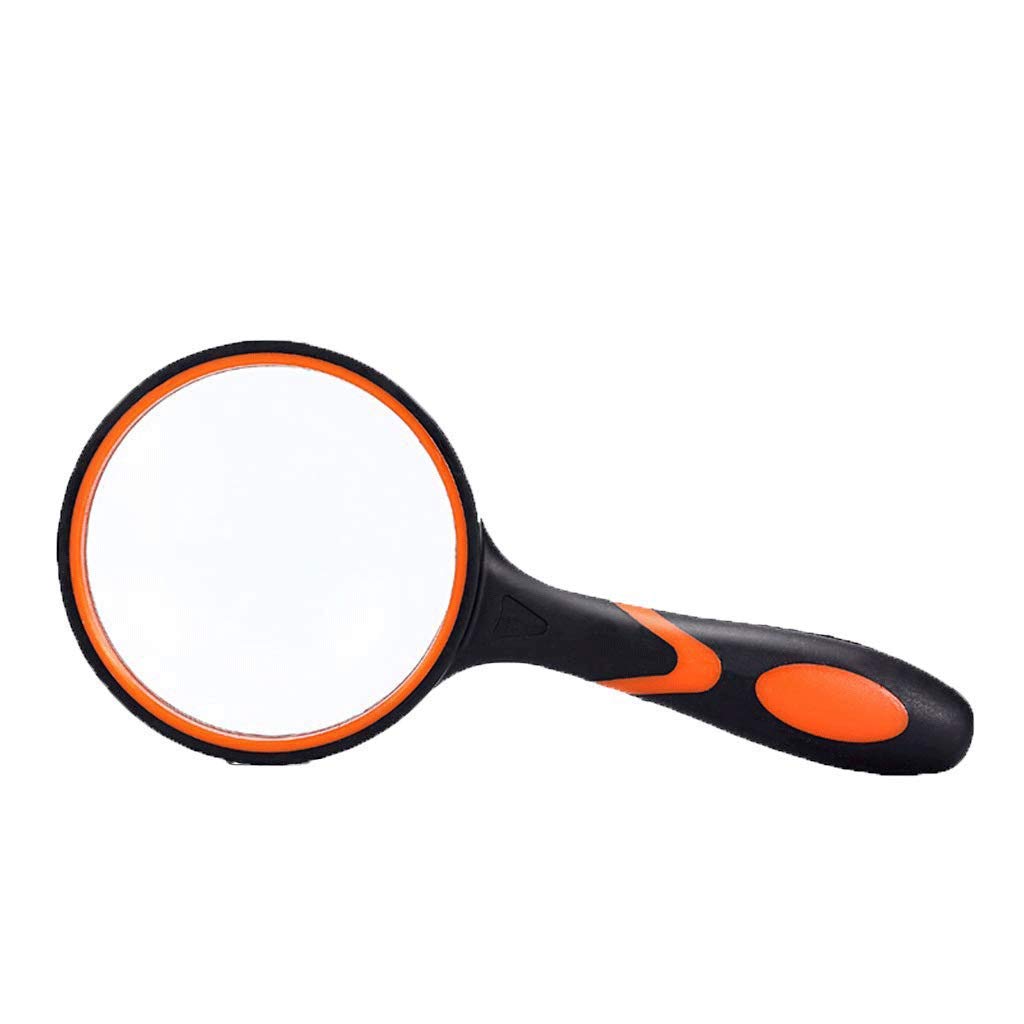 Lupa, Lupa de Mano Grande de 8 aumentos con luz, Ideal para Personas con degeneración Macular, Lectura, inspección y exploración en Adultos Mayores.