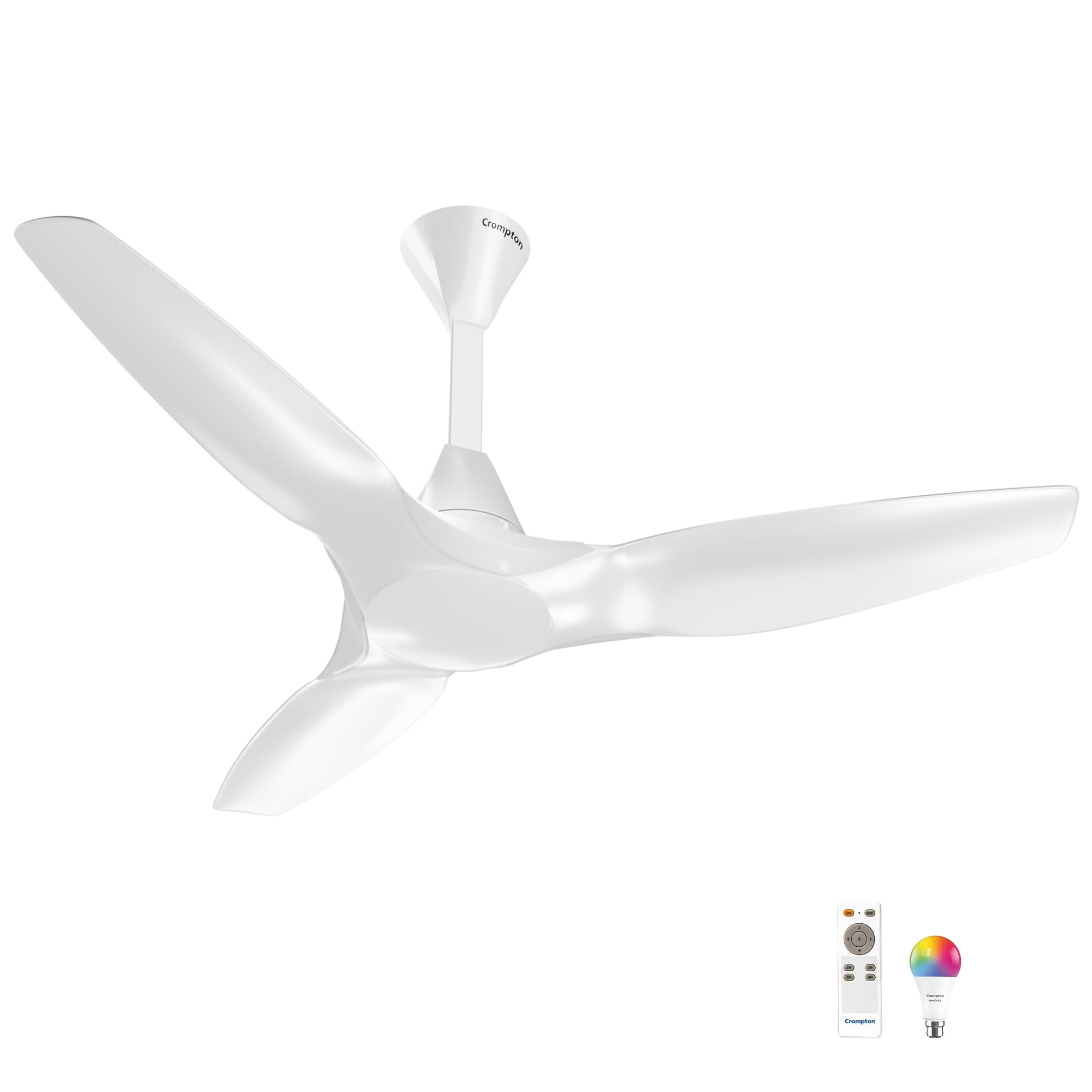 Crompton Silent Pro Enso Senze 1200mm iOT BLDC Ceiling Fan | Premium Design | Wi-Fi, Bluetooth & Remote | Alexa & Ok Google |2x Low Noise |~50% Energy Savings | 4 Year Brand Warranty | All White-image-18