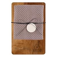 Xuniea Einweihungsgeschenk 23 x 15 cm Holz Frühstücksbrett Baumwolle Küchentuch Neues Zuhause Geschenk zum Einzug Wohnung Geschenk zum Einzug Richtfestgeschenk(Home Sweet Home)