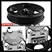 A-Premium Power Steering Pump, with Pulley, Compatible with Infiniti G25 2011-2012, M35 2006 2007 2008, 2.5L 3.5L, Replace # 49110JK000