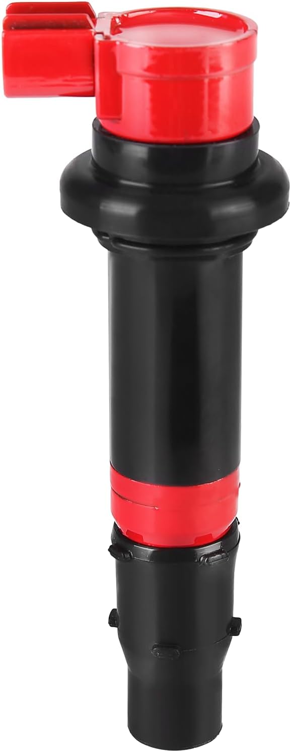 Pack of 4 Ignition Coil Pack Compatible with Yamaha 2003-2007 YZF-R6 2006-2009 YZF-R6S 2002-2006 YZF-R1 2006-2014 FZ1 2009-2016 Vmax 1700 2015 FZS1 2003-2007 R6 F6T558 2C0-82310-00-00 Red