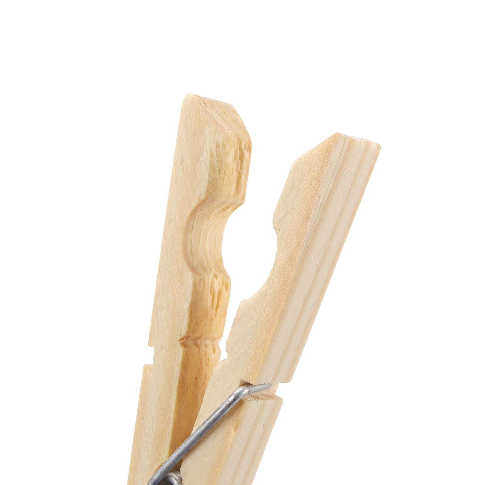 PINGEUI Wäscheklammern aus Holz, zum Aufhängen von Kleidung, Wäsche, Bildern, Handwerk, 8,9 cm, 200 Stück