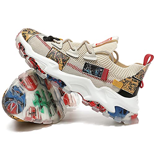 GSIGUL Mens Athletic Shoes Mesh Non Slip Running Shoes Gym Sports Tennis Walking Jogging Sneakers2