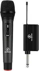 Microfone Sem Fio Profissional Wireless – Ideal para Igrejas, Eventos, Palestras, Apresentações e Música ao Vivo