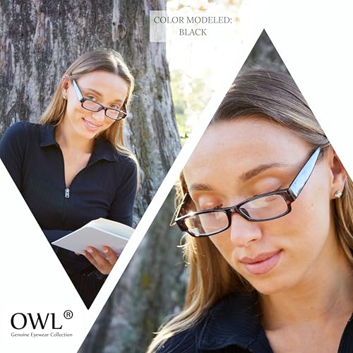 Image of OWL 5 Pairs Reading Glasses Fashion Ladies Readers Spring Hinge