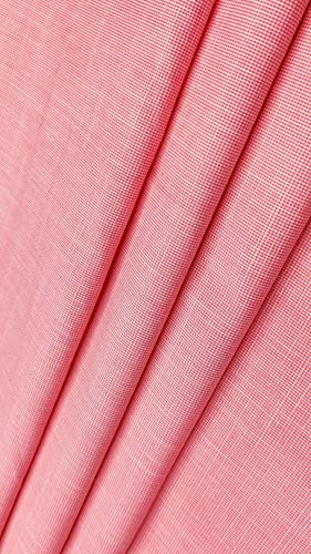 Image of JHABAK'S Unstitched Polycotton Giza Cotton Shirt Fabric For Men - Combo Pack of 2-1.60m Shirt Cloth Piece - 58 inch Width