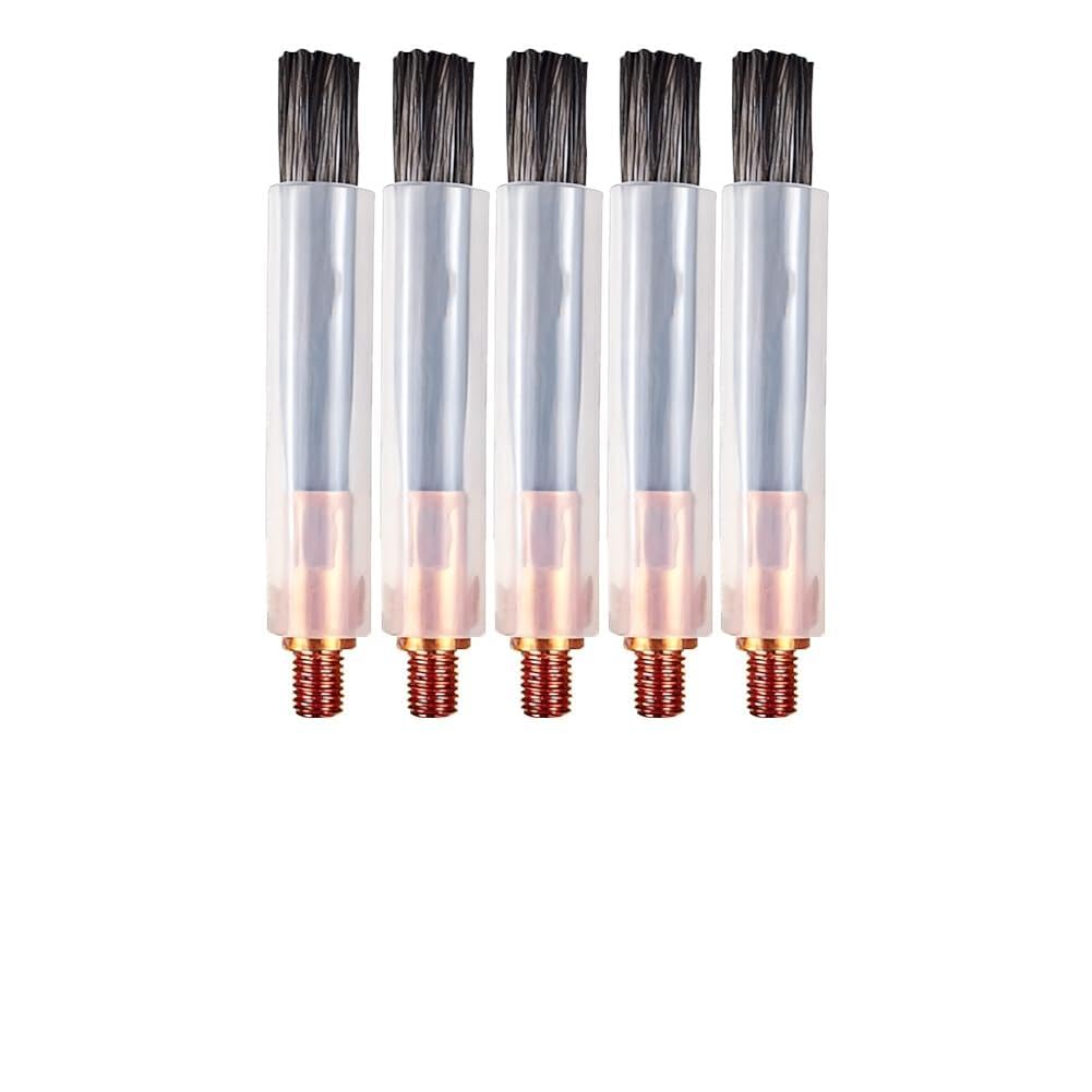 Weld Bead Cleaning Brush M8 5PCS, Copper Head Weld Brush for Welding Bead Seam Polishing Machine - Weld Cleaning Accessories