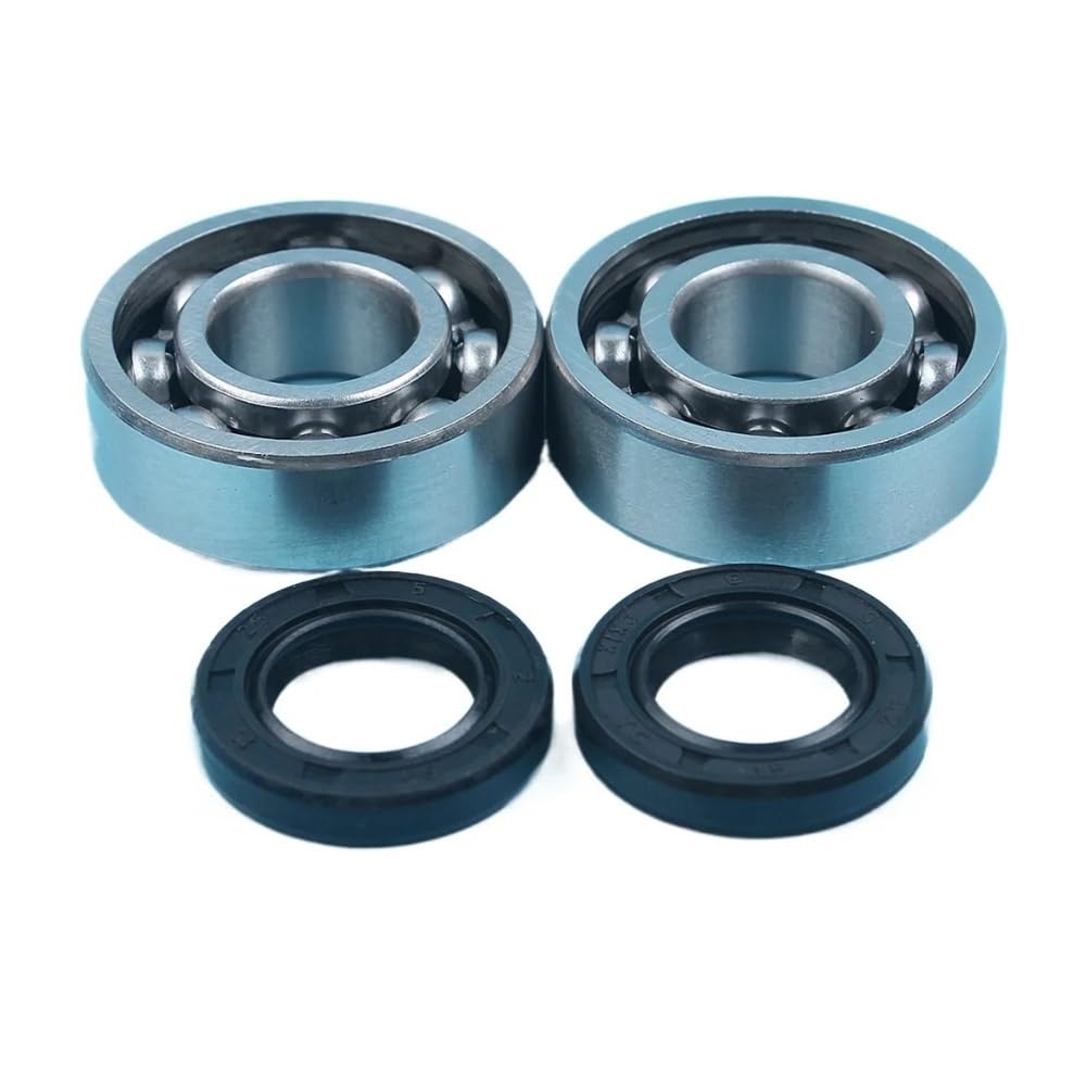 2 rodamientos de cigüeñal con Kit de retenes de Aceite compatibles con motosierras MS230, MS250, MS210, 021, 023, 025 y MS 230/250. Piezas de Repuesto.