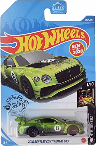 Hot Wheels 2018 Bentley Continental GT3 - Nightbuernerz 1/10
