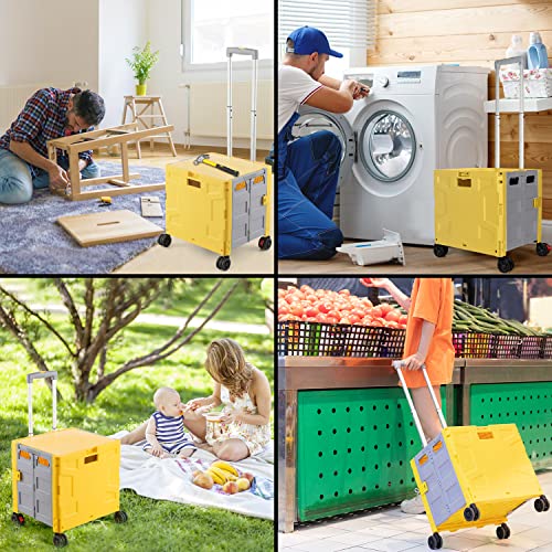 Chariot utilitaire pliable pour éviter le mal de dos en déménagement - 4