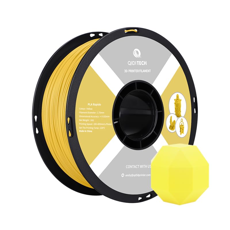 Amazon.co.jp: QIDI TECH PLA Rapido フィラメント、1.75mm 寸法精度