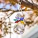 H&D Crystal Ball Pendant Chandelier Prism Hanging Suncatcher (Multi-Color)