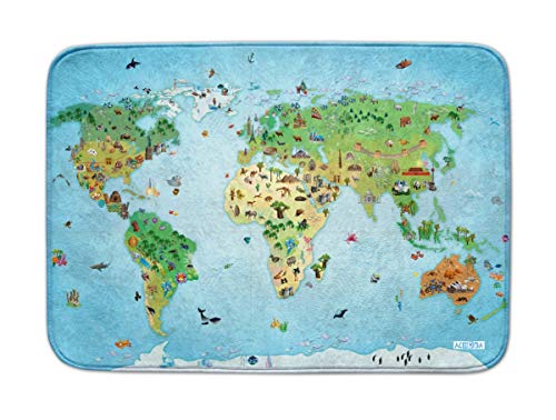 House Of Kids Ultrasoft Spielteppich - Around The World