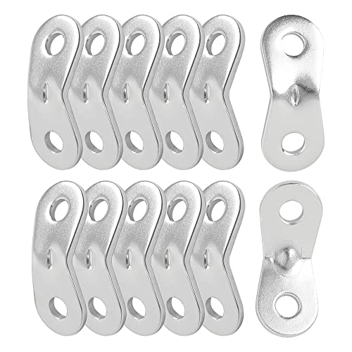 uxcell 12PCS Aluminum Alloy Guyline Rope Tensioner, Adjustable Cord Adjuster Tent Tensioners for Camping Accessories, Guy Line Adjusters Wind Rope Buckle for Outdoor Hiking Silver Tone