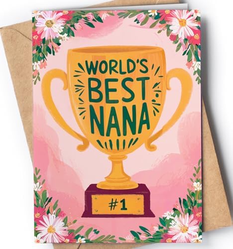 Amazon.com : BlinkBlink Mothers Day Card for Nana, Happy Mothers Day ...
