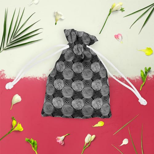 Image of ArtzFolio Fashion Circles | Pouch Wrist Potli Bag | Bag for Weddings & Casual Parties