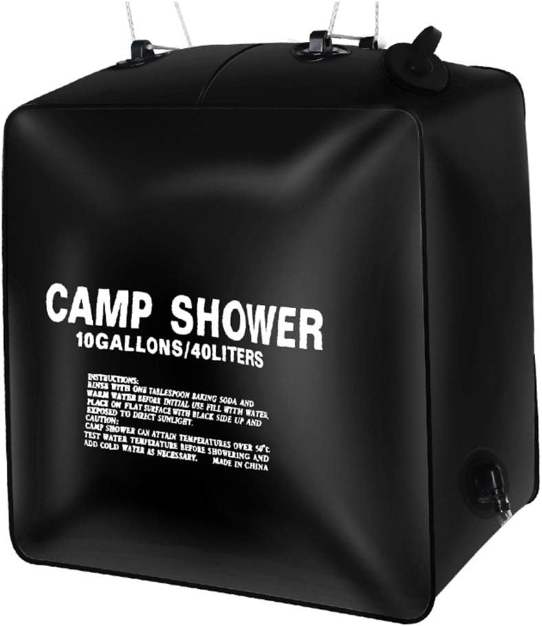Bolsa De Ducha Solar 40L, Ducha De Camping Botella De Agua Caliente, Con Manguera Desmontable Y Cabezal De Ducha, Bolsa De Agua De Ducha Con Calefacción Solar Adecuada Para Acampar Y Hacer Senderism