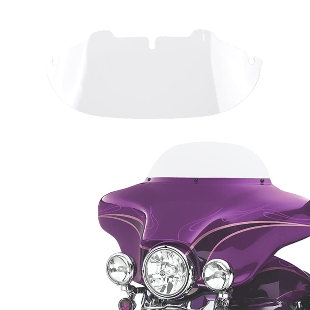 WYNMOTO 7" Clear Windshield Windscreen Compatible for 1996-2013 Harley Davidson Touring Electra Glide Street Glide FLHT FLHTCU Ultra Classic Glide FLHX FLHTK Tri Glide 96-13 (Tint)