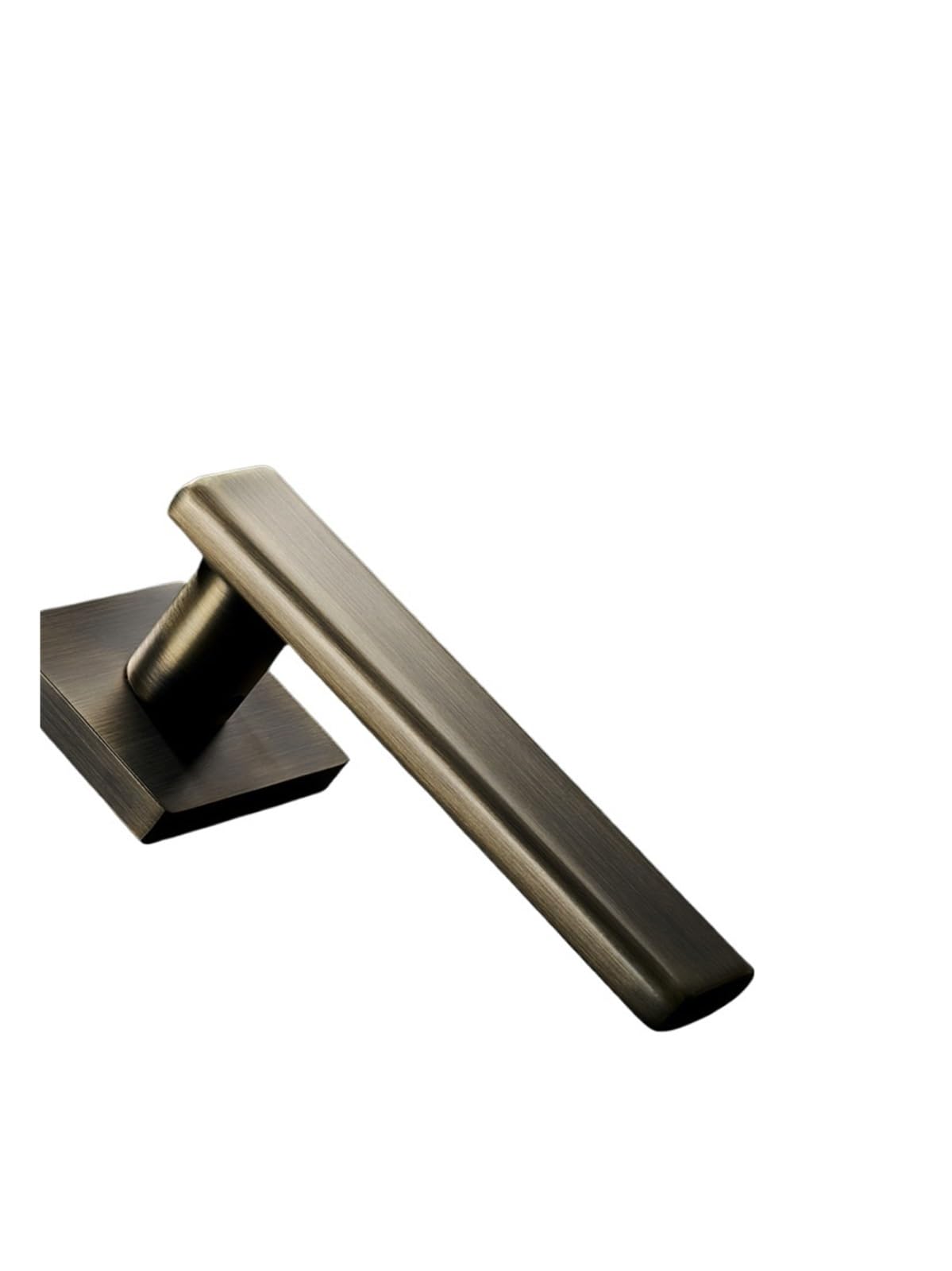 NYRXRYTCA Indoor zinc Alloy Silent Wooden Door Split Lock Solid Wood Door Simple Handle American Light Luxury Bedroom Handle(D32 S963 bronze)