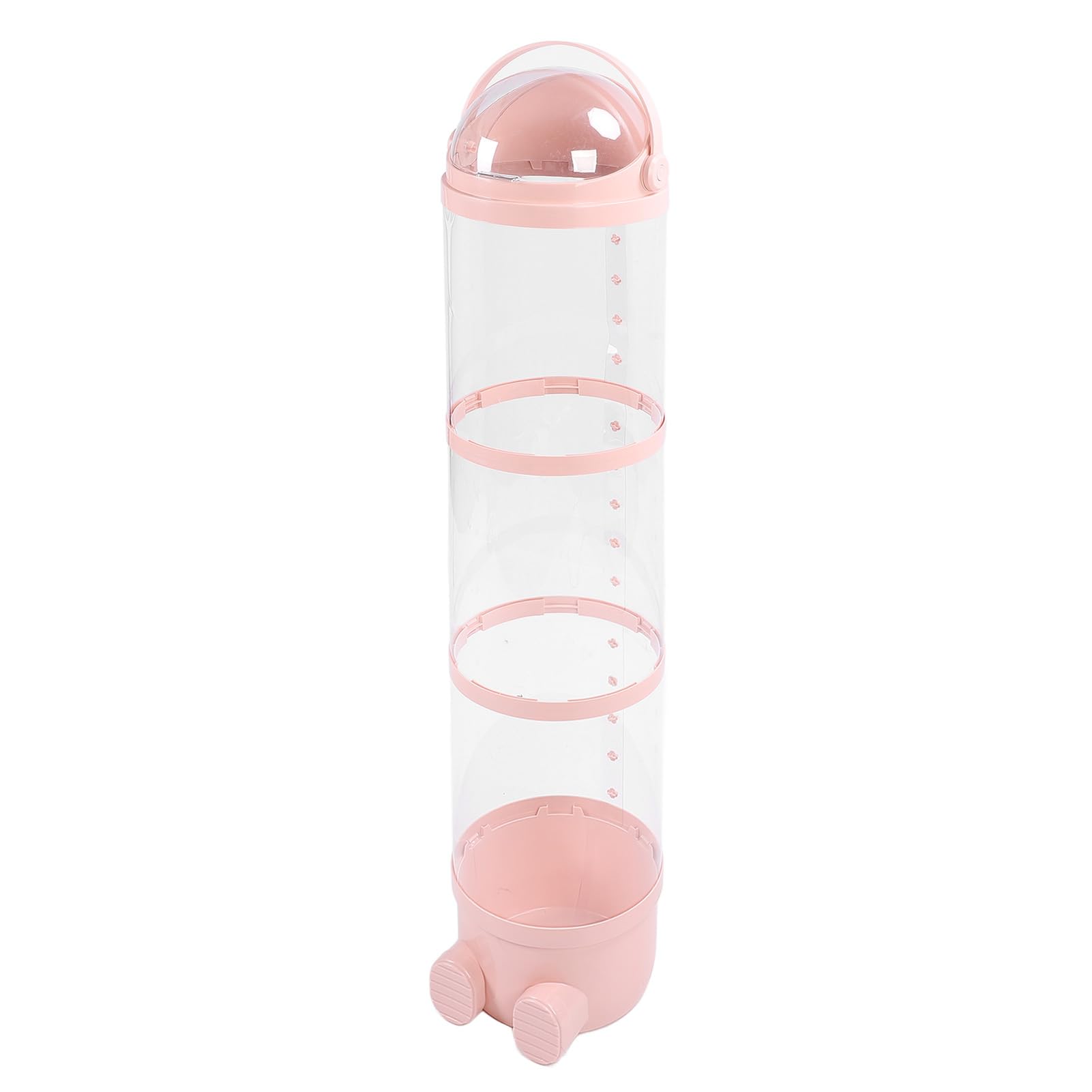 ZJchao Tubo de Almacenamiento de Juguetes de Peluche, Organizador de Animales de Peluche Suave Transparente de Gran Capacidad para Habitación de Niños, área de Juegos y Dormitorio, 130cm (PINK)