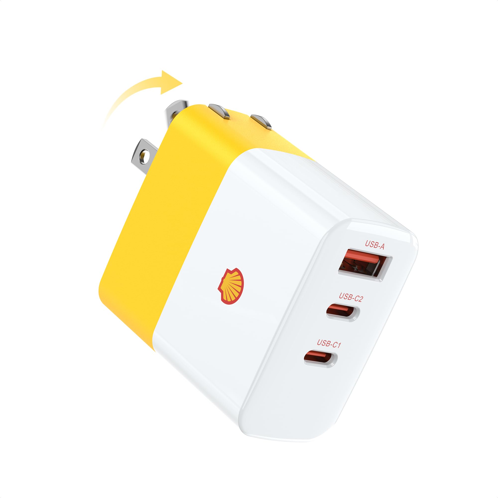 Amazon | Shell 65W 急速充電器 3ポート Type-C【GaN III技術/PD3.0
