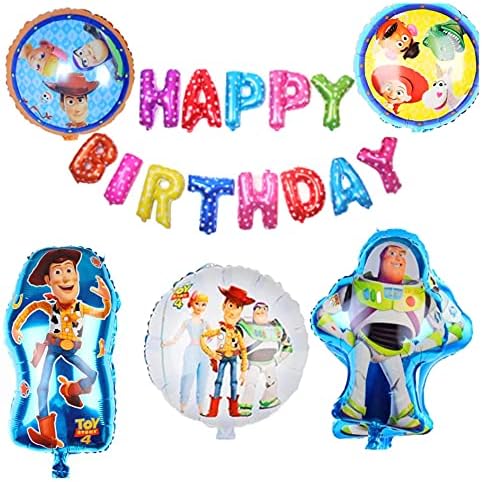 トイストーリー バルーン １８点セット お誕生日 パーティー ウッディ バス フォーキー ボーピープ 子供 お祝い 風船 バルーン おもちゃ Amazon
