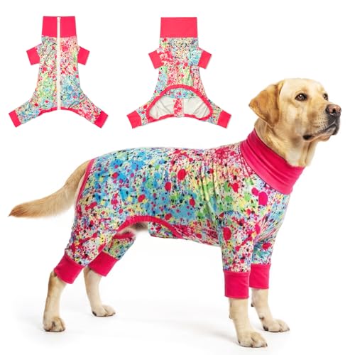 Sychien 犬 サンシャツ 通気性 50+ UV 保護 夏 ペット アパレル 速乾 軽量 伸縮性 ソフト 犬 冷却ベスト 小型 中 大型犬用 ミックスカラー 2XLの商品画像（Amazon）