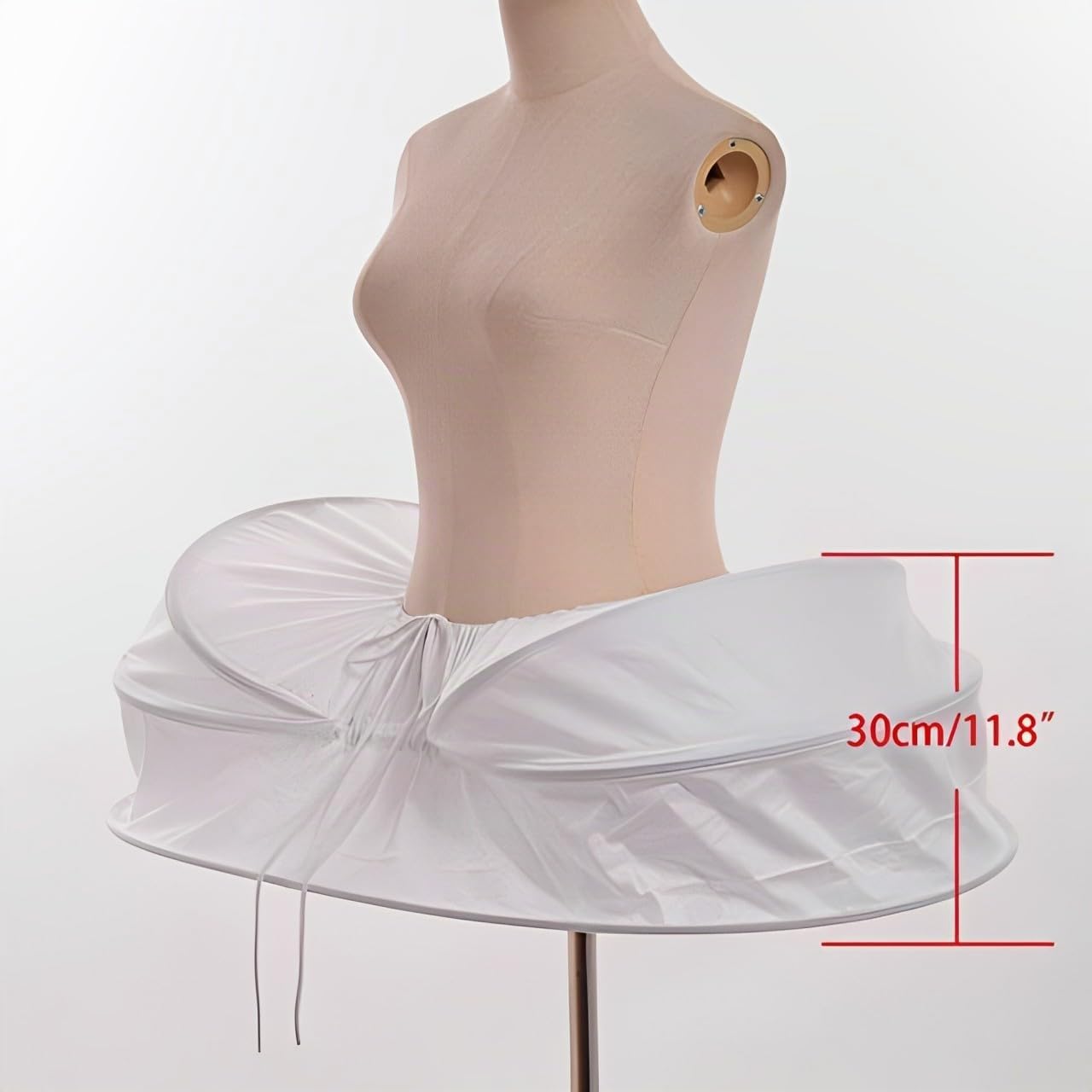 GRACEART Elisabetta Rococò Dress Vestito Toga Borsa Crinolina Cerchio Gonna Petticoat