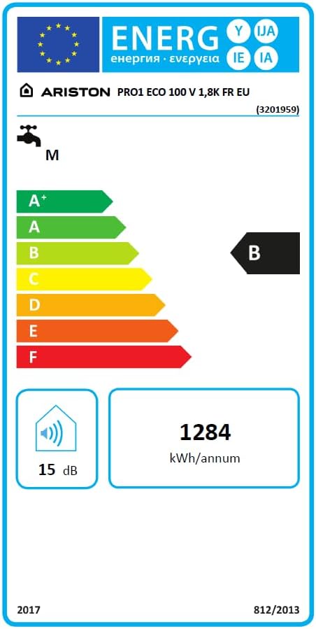 Ariston PRO 1 ECO Energy Label Class B