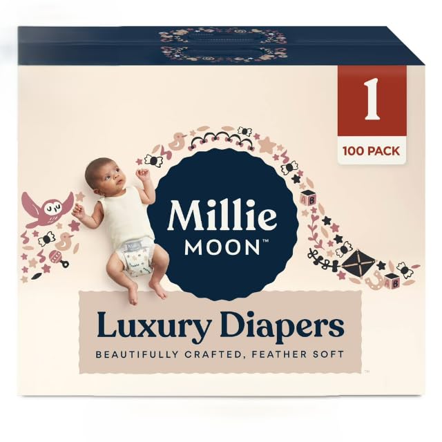 Image of Millie Moon Luxury Diapers (1, 100, Count)