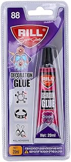 Sponsored Ad - HOLIKA 20g Clear Rhinestone, Inlay Glue, Pendant Adhesive, Craft Adhesive Glue with Precision Tip Multifunc...