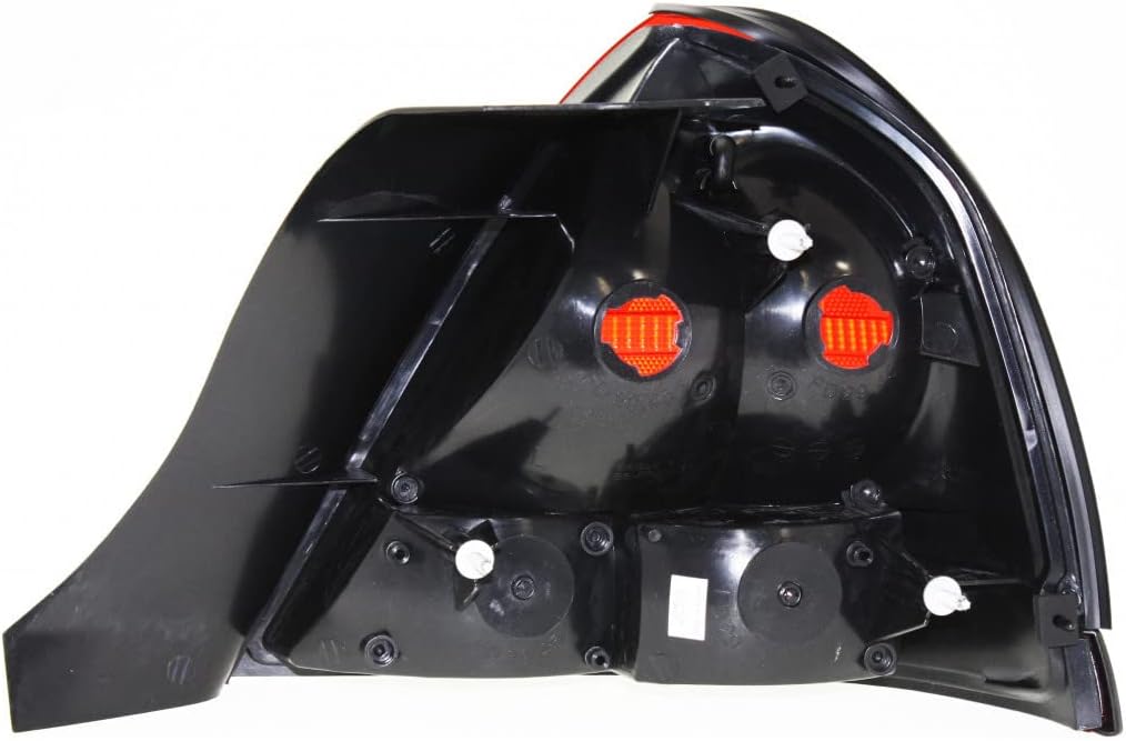 For Ford Crown Victoria Tail Light 1999-2011 Driver Side w/Black Molding | w/Red Lens DOT Certified For FO2800160 | 8W7Z 13405 A