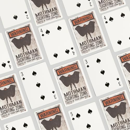Baraja de Cartas Póker Lantern Press Mothman 52 Cartas miniatura 4
