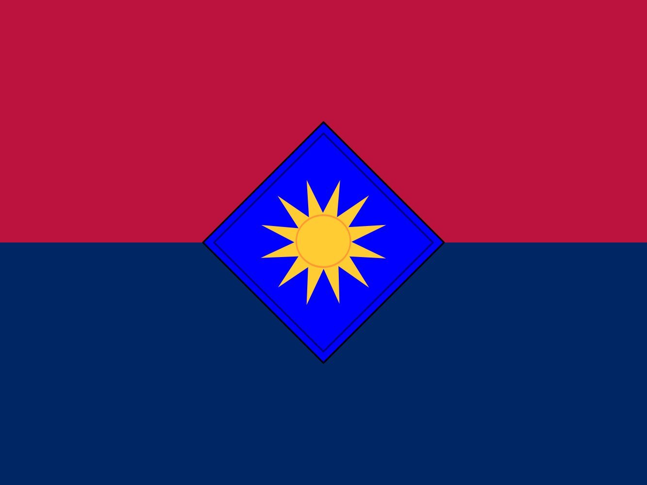 Drapeau US Army 40th Infantry Division grand format de qualité premium haute résistance