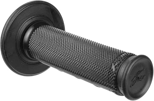 Miniatura 2 de Renthal G197 DiamondHalf Waffle, NegroNegro, Ultra Tacky Dual Compound MXEnduro Grips