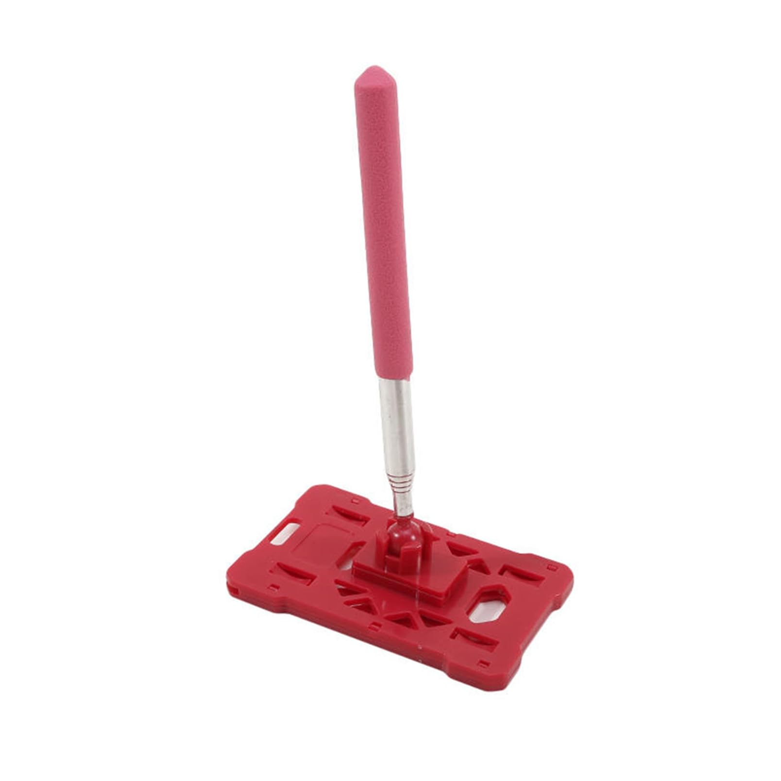 OAIEU 1-2Pcs Telescopic Rod Card Holder Reacher Car Parking Contactless Payment Rod Vehicle Parking Toll Swiping Stick(Red-1Pc)