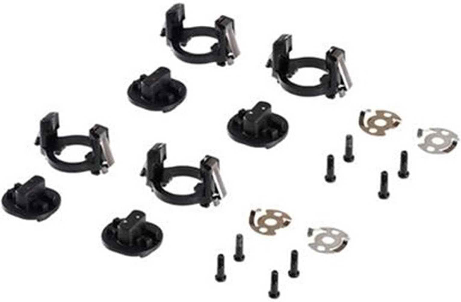 Quick Release Propeller Mounting Plates for DJI inspire 2 drone quadcopter with camera propeller