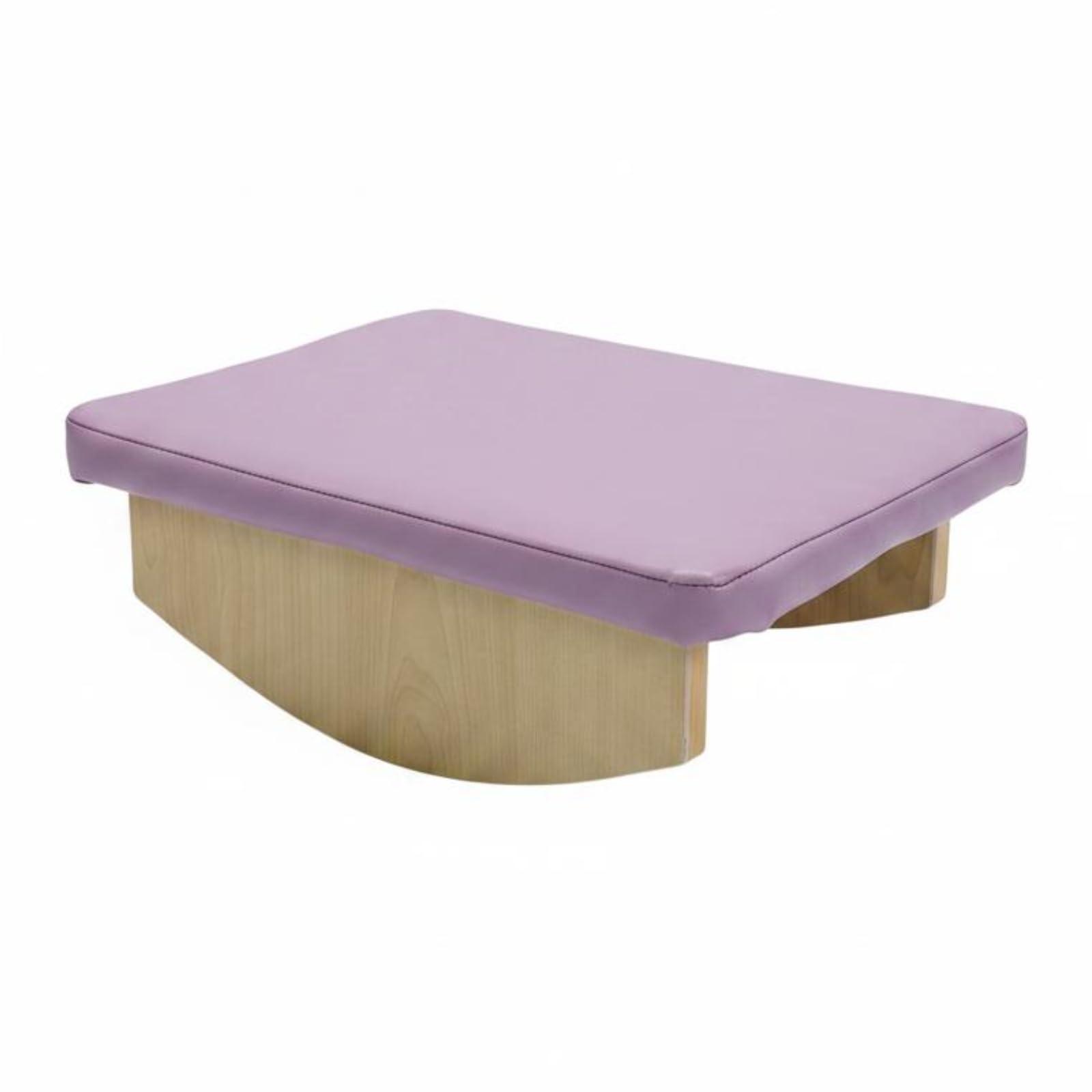 Children Balance Holz Schaukelbrett Balancebrett Trainingsboard Gleichgewichtsboard mit Gepolsterter Oberfläche Und Stabiler Kurvenform aus