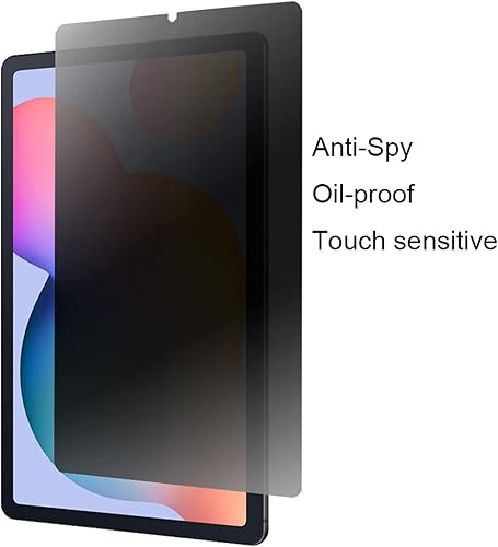 Miniatura 4 de Protector de pantalla antirreflejo de privacidad Anti-espía Película suave para Samsung Galaxy Tab S6 Lite 2024 2022 2020 Mate Anti-Peeping 10.4