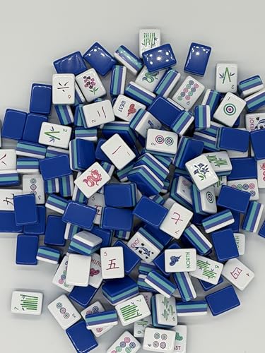 Azure Blossom Mahjong Tile Set miniatura 5
